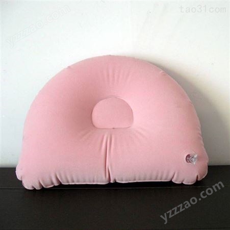 充气旅行枕健康腰部护理  便携式旅行办公室家居充气靠枕 睡眠枕 u型充气枕
