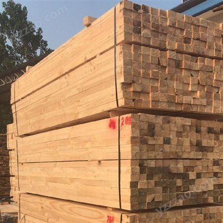 枕木 呈果木材加工厂加工10x10辐射松建筑木方