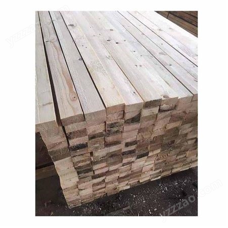 呈果木业白松木方4x8米白松建筑木方规格工程用建筑木方价格