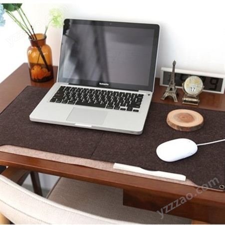  时尚毛毡电脑桌垫 定制批发鼠标垫 笔记本平板电脑桌垫