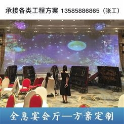 上海争飞全息宴会厅全息投影餐厅沉浸式酒吧全景空间3D桌面地面互动新媒体数字宴会厅