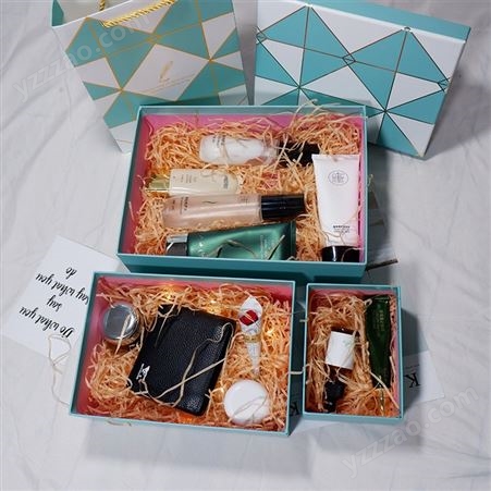 长方形天地盖礼物盒母亲节礼品盒香水生日礼盒丝巾伴手礼包装盒