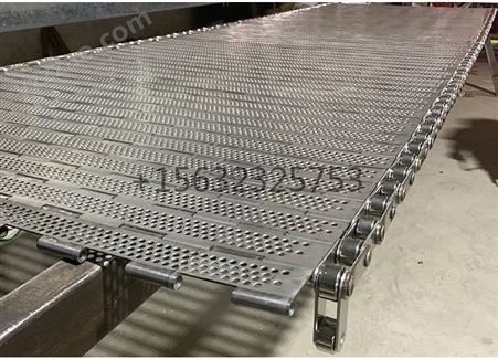 安平瑞申标准不锈钢冲孔链板输送带物料搬运设备尺寸定制产品
