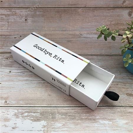 跨境 鹿西包装直供太阳镜墨镜礼品盒 创意抽屉式眼镜纸盒logo定制