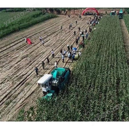 玉米秸秆青贮机大型机械 五征集团 玉米收割打捆青贮机视频