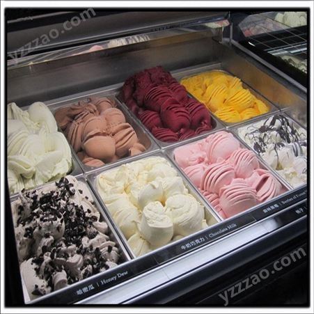 蓝功 硬质冰淇淋展示冰柜 冷冻雪糕柜商用定制展示柜