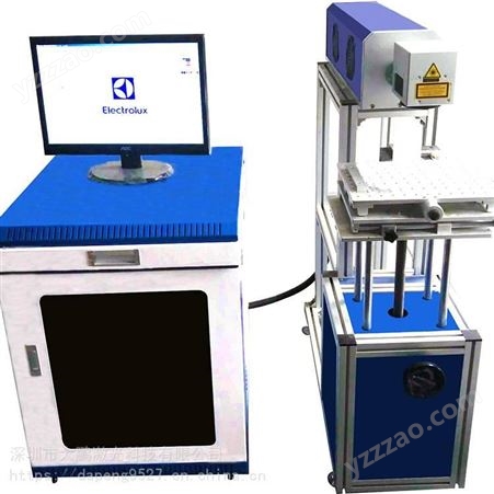 大鹏激光CO2-30纸盒二氧化碳激光喷码机 十字滑台激光镭雕 大量出售