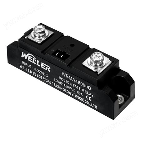 固态继电器WSMA48060D 60A威勒Weller单相交流固态继电器WSMA48060D 60A直流控制交流