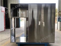乾昊QH20211220双层右对开门不锈钢储物工作柜