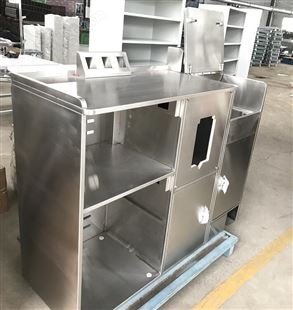 专用车定制不锈钢车载饮水机微波炉冰箱洗手池组合柜