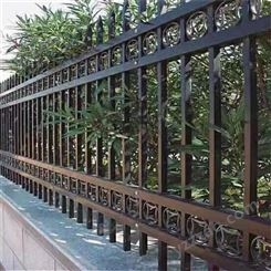 中创智领定制银川锌钢围墙护栏 园艺围栏 厂区黑色栅栏
