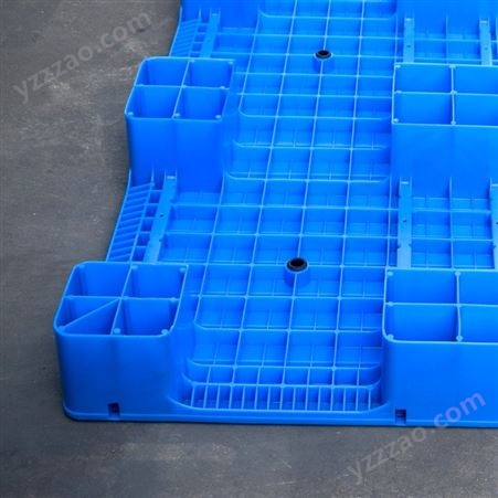塑料托盘1311平板九脚不能加钢管 仓库储存塑胶防潮垫货物堆放地垫