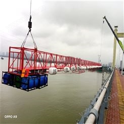 维修桥梁外壁工字吊篮一天安装200米 博奥PVRH826394电动升降