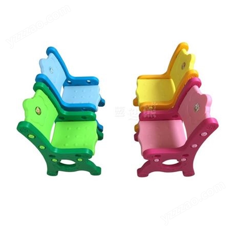 蓝迪熊卡通正方形拼插桌椅 韩版宝宝桌椅 可调节幼儿园学习桌椅