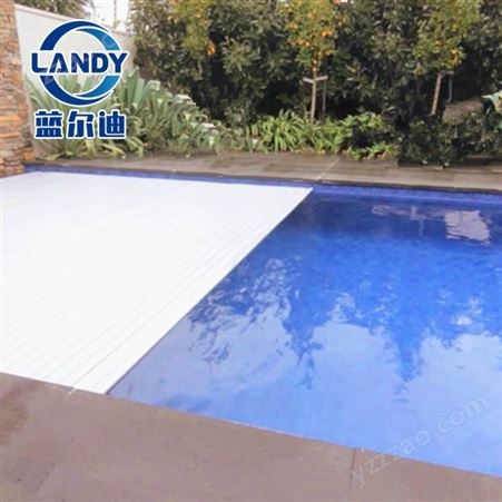 自动泳池盖厂家蓝尔迪生产 电动保温盖 自动收纳操作便捷