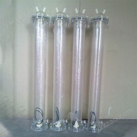 水处理离子交换柱 混床树脂有机玻璃柱 5002000mm 高纯水混床柱