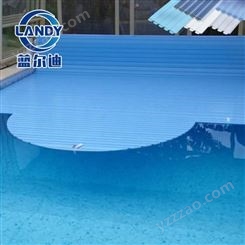 游泳池电动盖 广州蓝尔迪厂家批发 露天泳池自动保温盖 防尘PC盖 冬季使用好帮手