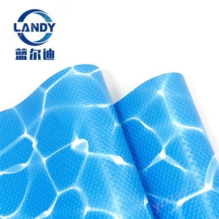 泳池防水装饰胶膜 蓝尔迪厂家现货供应PVC防水材料 环保防紫外线 不同厚度