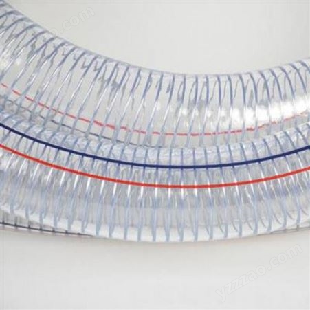 天津兴盛厂家批发加厚耐磨高压管 耐高压钢丝软管 PVC透明钢丝管