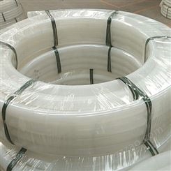 Pe穿线盘管 聚乙烯白色塑料管 工程塑料室外穿线管生产厂家