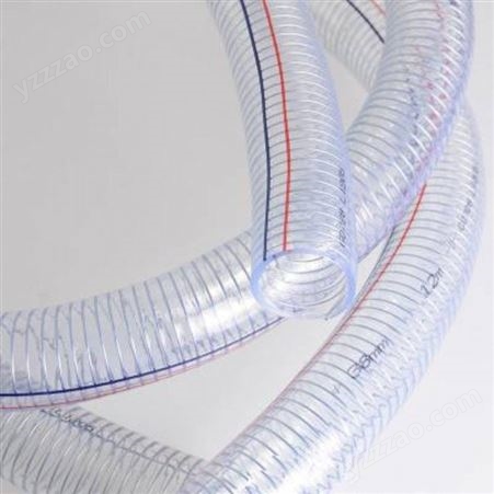 天津兴盛厂家批发加厚耐磨高压管 耐高压钢丝软管 PVC透明钢丝管
