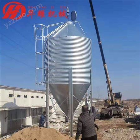 养殖镀锌料塔 自动化料线 养猪料线 养殖喂料系统