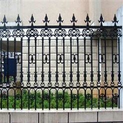 普罗盾广州铸造厂铸铁护栏栏杆透视强铁艺围墙小区学校铸铁栅栏