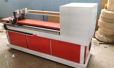 小型切纸管机高效长纸管切割机单刀简易纸管分切机数控纸管精切机