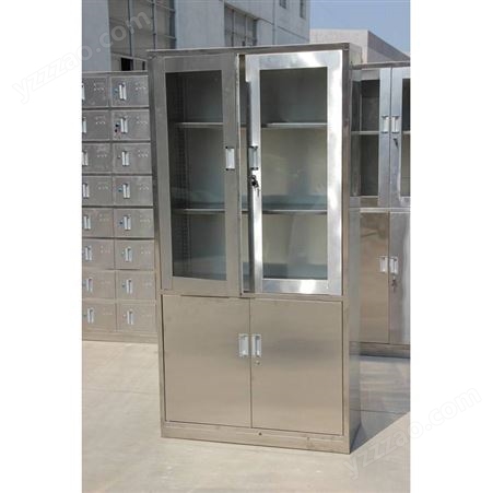 天津不锈钢柜 可调节层板不锈钢柜 不锈钢储物柜厂家华奥西