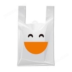 紅素食品外賣一次性打包手提塑料袋子 5000件起訂不單獨零售