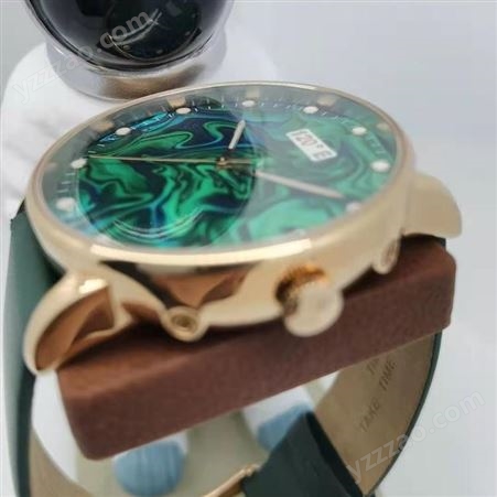 时间之旅  光动能电波  自动对时 真皮手表 全自动机械电波表 时尚 防水潮流腕表