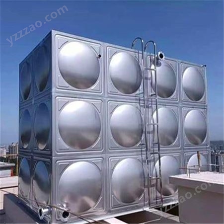 水箱50吨方形不锈钢消防水箱 全兴平底平面立式不锈钢水塔