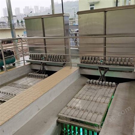 排架式紫外线消毒器污水杀菌设备用于4万吨市政污水处理厂配置