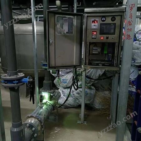 冀陆诚过流式紫外线消毒器LCUV-1200W-DN100型管道式紫外线杀菌设备