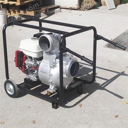 驰庭6寸高压自吸泵家用抽水机 便携式防汛汽油自吸泵