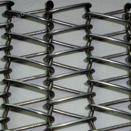 网带厂家 双旋网带 菱形网带 不锈钢输送网带