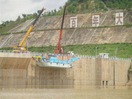 广东大型割水草船 湖面垃圾收集船 环保洁船hc