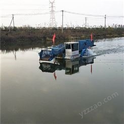 泰州景区湖面割草船 江苏清漂垃圾船
