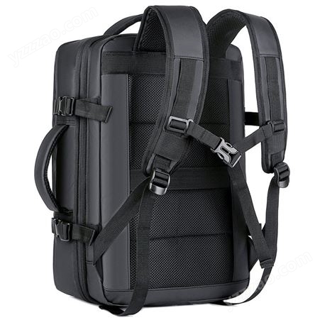 扩容防水牛津布男士双肩包17寸电脑包新款大容量商务旅行背包