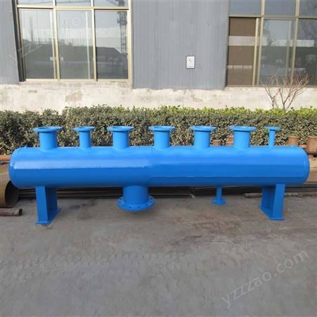 广西碳钢分集水器 空调系统工业分集水器 大管径分集水器