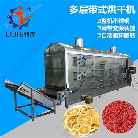 利杰LJ-10000烘干机 食品烘干机 烘干机械   隧道式烘干机 山药片烘干机 洋葱丁烘干机器价格 果蔬多层带式干燥机
