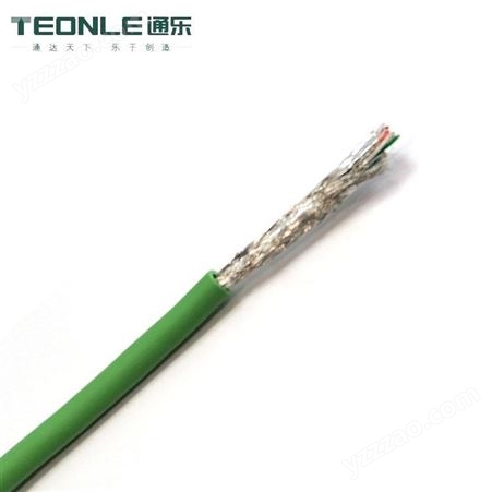 TEONLE超五类双绞屏蔽拖链网线CAT5e工业网线