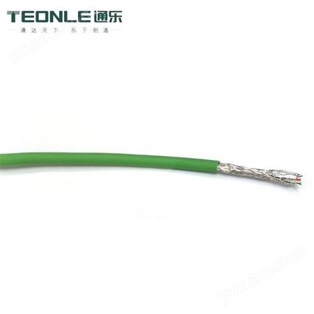 TEONLE超五类双绞屏蔽拖链网线CAT5e工业网线