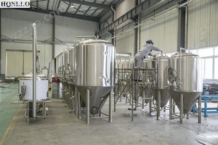 定制2000升啤酒厂发酵罐 豪鲁 304不锈钢发酵罐 量大优惠