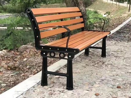 昌盛木制品户外座椅 优质户外休闲长椅园林座椅 定制广场长凳