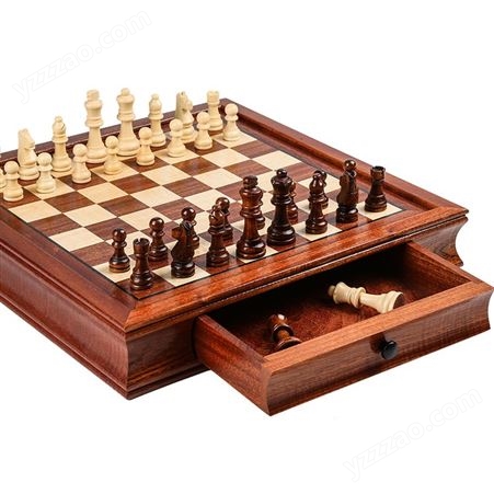 国际象棋实木磁性大号高档西洋棋成人比赛专用摆件装饰送礼chess