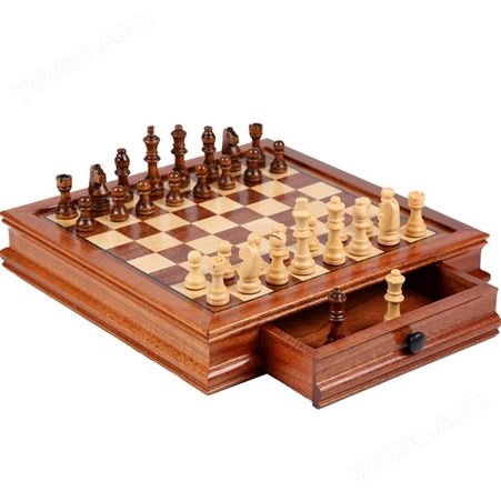 国际象棋实木磁性大号高档西洋棋成人比赛专用摆件装饰送礼chess