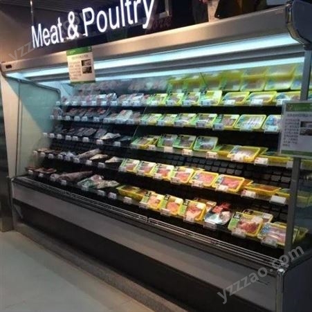 浩博风幕柜 风冷水果保鲜展示柜 超市水果蔬菜冷藏展示柜