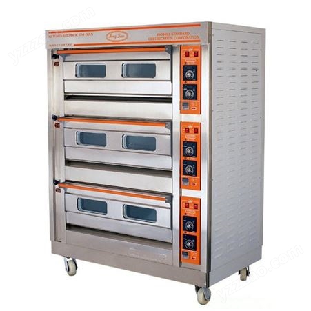 恒联QL-6商用燃气烘炉 三层六盘西饼烘焙商用液化燃气面包蛋糕烤箱