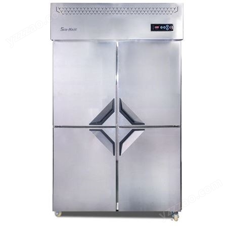 三麦冷柜 商用SFF-28W冰箱 三麦四门冰柜全自动智能冷柜